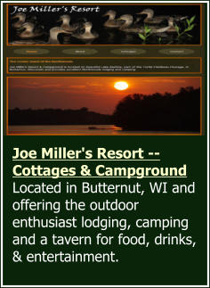 Joe Miller's Resort, Butternut, Wisconsin, Ashland County