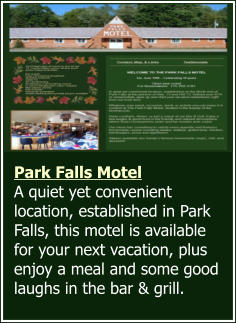 Park Falls Motel, Park Falls, Wisconsin, Price County