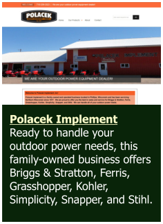 Polacek Implement, Phillips, Wisconsin, Price County