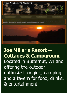 Joe Miller's Resort, Butternut, Wisconsin, Ashland County